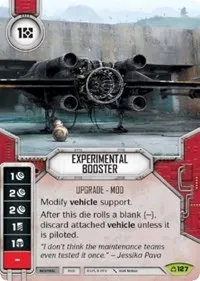 Experimental Booster (Covert Missions) — Star Wars Destiny Card Value