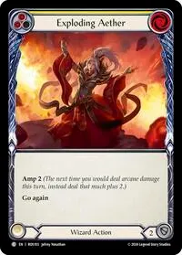 Exploding Aether Yellow (Rosetta) — Flesh & Blood TCG Card Value