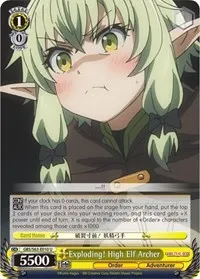 Exploding High Elf Archer (Goblin Slayer) — Weiss Schwarz Card Value