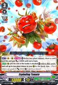 Exploding Tomato (V-EB03: ULTRARARE MIRACLE COLLECTION) — Cardfight Vanguard Card Value