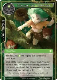 Explore the Unknown (New Dawn Rises) — Force of Will Card Value