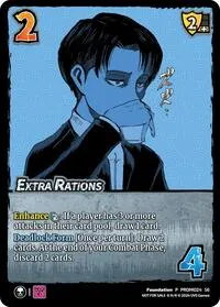 Extra Rations (UniVersus Promos) — UniVersus Card Value
