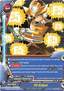 F5 Attack (LVL Up! Heroes & Adventurers!) — Future Card BuddyFight Card Value