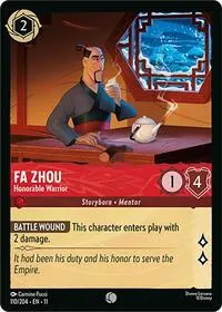 Fa Zhou Honorable Warrior (Winterspell)