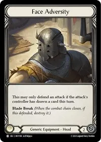 face adversity (Heavy Hitters) — Flesh & Blood TCG Card Value