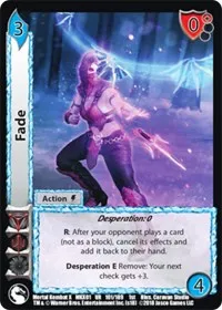 Fade (Mortal Kombat X) — UniVersus Card Value