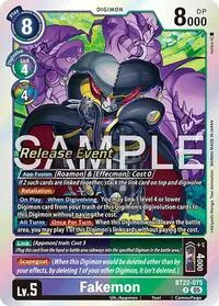 Fakemon (Cyber Eden Release Event Cards) — Digimon Card Game Card Value