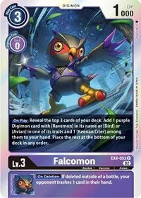 Falcomon (Alternative Being Booster) — Digimon Card Game Card Value