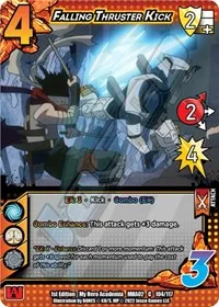 Falling Thruster Kick (UniVersus: My Hero Academia: Crimson Rampage) — UniVersus Card Value