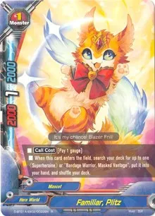 Familiar Plitz (Buddy Rave) — Future Card BuddyFight Card Value