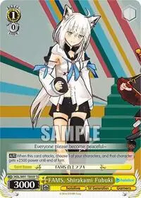 FAMS Shirakami Fubuki (hololive production)