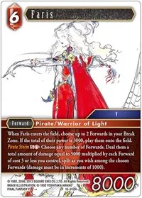 Faris (Crystal Dominion) — Final Fantasy TCG Card Value
