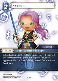 Faris (Hidden Hope) — Final Fantasy TCG Card Value