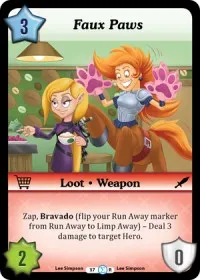 Faux Paws (Fashion Furious) — Munchkin CCG Card Value