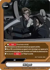 FBI Agent (S-UB-C01: Case Closed) — Future Card BuddyFight Card Value