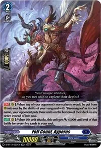 Fell Count Ayperos (D-BT12: Evenfall Onslaught) — Cardfight Vanguard Card Value