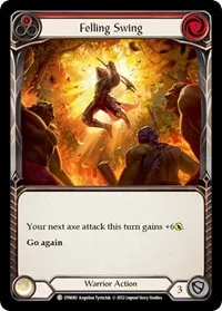 Felling Swing Red (Dynasty) — Flesh & Blood TCG Card Value