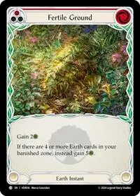 Fertile Ground Red (Blitz Deck: Rosetta - Verdance)