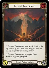 Fervent Forerunner Yellow (Arcane Rising)