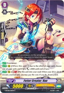 Fetter Creator Van (G-BT08: Absolute Judgment) — Cardfight Vanguard Card Value