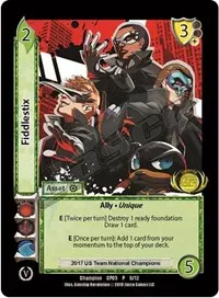 Fiddlestix Champion Batch V Promo (UniVersus Promos)