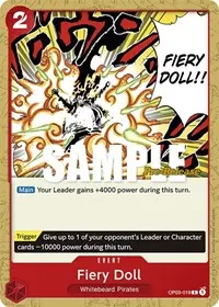 Fiery Doll (Pillars of Strength Pre-Release Cards)