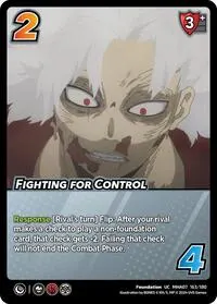 Fighting for Control (UniVersus: My Hero Academia: Girl Power)