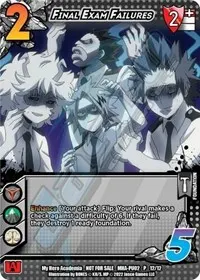 Final Exam Failures Plus Ultra Pack 2 (UniVersus: My Hero Academia Promo Cards)