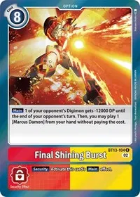 Final Shining Burst (Versus Royal Knights)