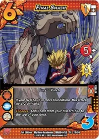 Final Smash (UniVersus: My Hero Academia: League of Villains) — UniVersus Card Value