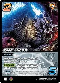 Final Wars (Godzilla: Reign of Kaiju) — UniVersus Card Value