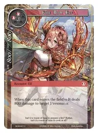 Fire Bow Elf (Winds of the Ominous Moon) — Force of Will Card Value