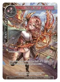 Fire Bow Elf Full Art (Winds of the Ominous Moon)