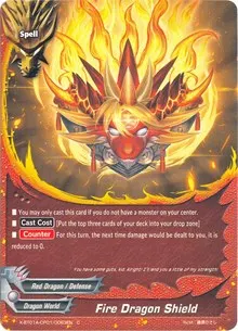 Fire Dragon Shield (Crossing Generations)