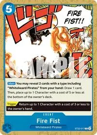 Fire Fist (Starter Deck 22: Ace & Newgate)