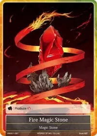 Fire Magic Stone (Vingolf -Engage Knights-) — Force of Will Card Value