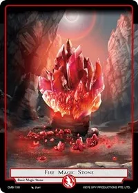 Fire Magic Stone (Crimson Moon's Battleground) — Force of Will Card Value
