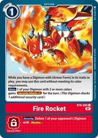 Fire Rocket (New Awakening) — Digimon Card Game Card Value
