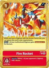 Fire Rocket Gold Border (Advanced Booster Digimon Generation)