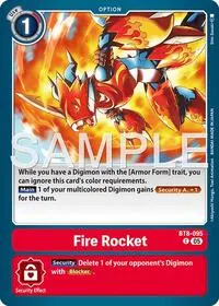 Fire Rocket Reprint (Advanced Booster Digimon Generation)