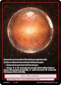 Fire Solarisite (Judgment of the Rogue Planet)