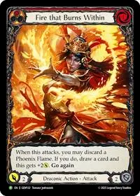 Fire that Burns Within (GEM Pack 4) — Flesh & Blood TCG Card Value