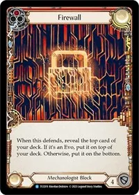 Firewall Red (Round the Table: TCCxLSS) — Flesh & Blood TCG Card Value