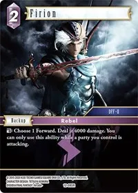 Firion (Opus XII) — Final Fantasy TCG Card Value