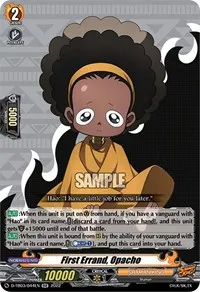 First Errand Opacho (D-TB03: Shaman King) — Cardfight Vanguard Card Value