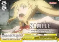 First Incitation (KonoSuba 2) — Weiss Schwarz Card Value
