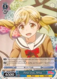 First Live Arisa (BanG Dream!)