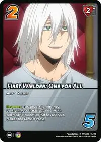 First Wielder One for All (Challenger Series: My Hero Academia - Dark Hero Arc)