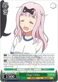 Flag Chika (Kaguya-sama: Love is War) — Weiss Schwarz Card Value