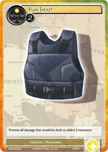 Flak Jacket (Vingolf 2 - Valkyria Chronicles) — Force of Will Card Value